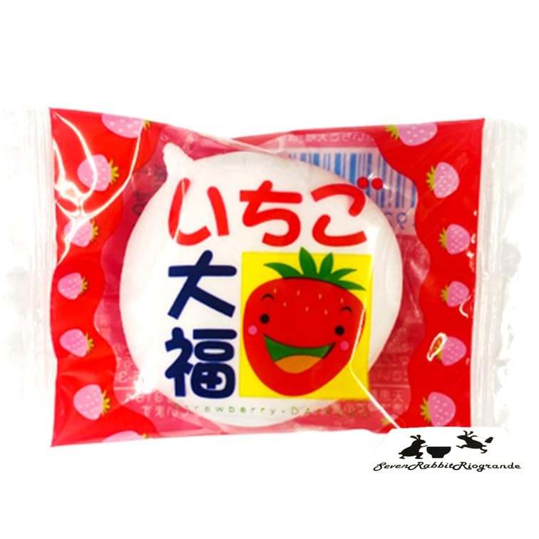 Amazon.co.jp: やおきん いちご大福 大袋 1袋 (約 30粒入) いちご 大福